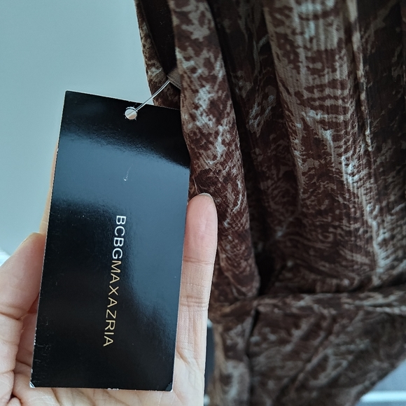 Mahogany BCBGMaxAzria Dress nwt - Picture 9 of 10